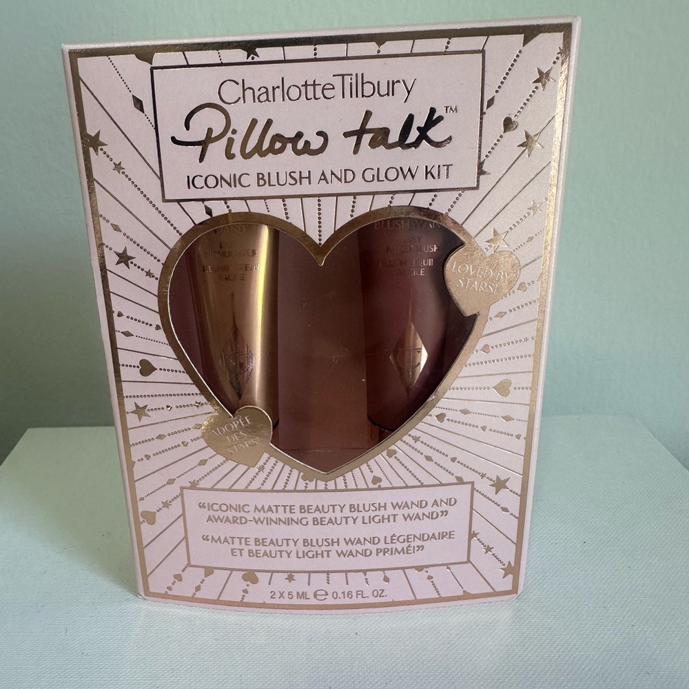 New in Box Charlotte Tilbury Pillow Talk Blush and Glow Kit